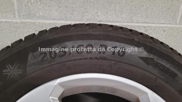 Audi Q2 ruote in lega originali invernali complete Immagine 2